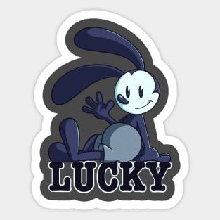 One Lucky Rabbit Sticker